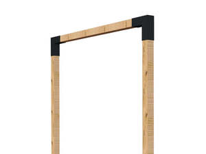 Steel Pergola Bracket: Pergola L-Bracket for 100x100 Timber Posts ( 2 pack)