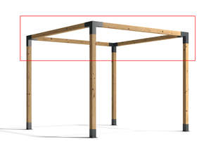 Steel Pergola Bracket: Pergola Corner Brackets Set
