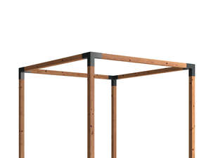 Steel Pergola Bracket: Single Pergola Brackets DIY Kit fit 90 x 90mm timber