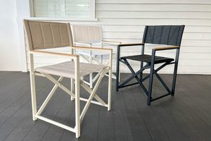 Dining Chairs Seating: Outdoor Directors Dining Chair ( 3 chair colours) - Outside Space