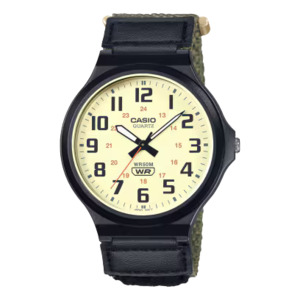 Accessories: Casio MW240B Gents Analogue Velcro Watch