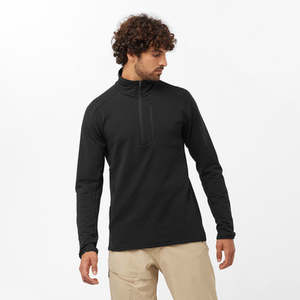All Mens: Salomon Men's Essential Lightwarm Half Zip Sweater