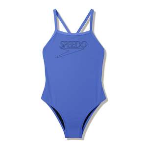 All: Speedo Junior Girls Endurance+ Logo Thinstrap One Piece