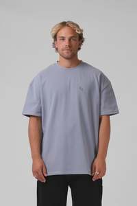 Rpm: RPM Sanded OS Tee -Dusty Blue