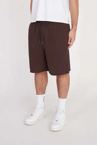 Huffer Mens Cabana Relax Shorts - Cocoa