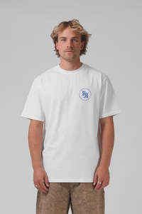 Mens Tees: RPM Circle Puff Tee - White