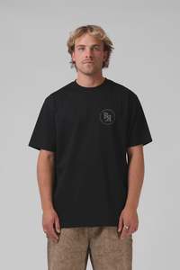 RPM Circle Puff Tee - Black