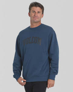 Mens Jumpers And Hoodies: Volcom Volsity Crew - Vintage Navy