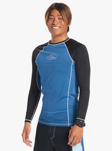Quiksilver Saturn Protection Rashie - Dark Blue