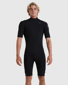 Mens Wetsuits: Quiksilver Everyday Sessions 2/2 CZ Spring Wetsuit - Black