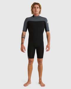 Quiksilver Everyday Sessions 2/2 BZ Spring Wetsuit - Black/Gun Metal