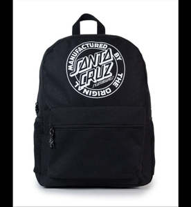 Mens Bags: Santa Cruz MFG Dot Backpack - Black