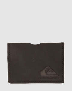 Mens Wallets: Quiksilver Brackman Card Wallet - Black