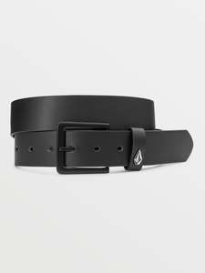 Mens Belts: Volcom Nine Five Pu Belt - Black