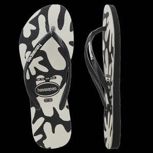 Havaianas: Havaianas Slim Coral FC - Black