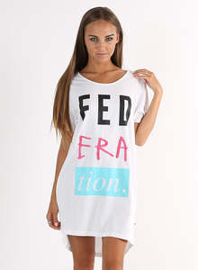 Federation: Federation Fly Dress Banner - White