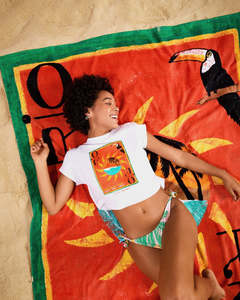 Roxy Atlas Towel - Poppy Red