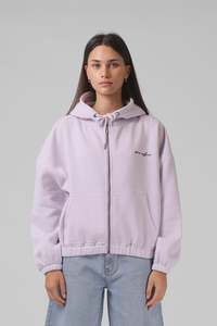Womens Hoodies Jumpers: RPM Zip Thru Hood - Orchid