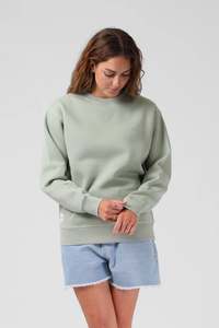Womens Hoodies Jumpers: RPM Club Crew - Sage