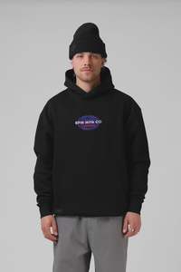 Womens Hoodies Jumpers: RPM World Wide Box Hood - Black