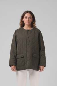 Womens Jackets: RPM Quilted Jacket - Forest