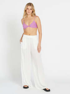 Womens Pants: Volcom Stoneshine Junki Pant - Star White