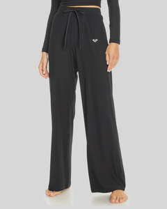 Womens Pants: Roxy Rise And Vibe Rib Wide Leg Pant