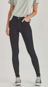 Womens Jeans: Junkfood Rocker Jean - Black