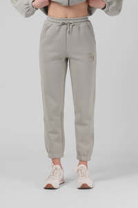 Womens Trackies: RPM Binate Trackie Pant - Abbey Stone