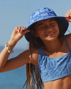 Roxy Girls Tiny Honey Bucket Hat - Nebulas Blue