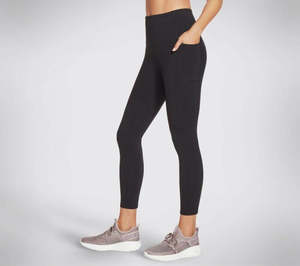 Womans Leggings: Skechers Go Flex Leggings II HW 7/8 - Black