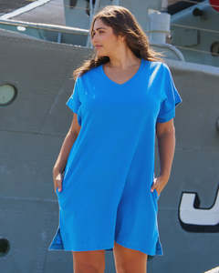 Betty Basics: Betty Basics Elise V-Neck Rib Dress