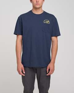 Salty Crew: Salty Crew Tady Lure Co. Pkt Prem SS Tee - Navy