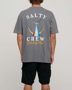 Salty Crew: Salty Crew Tailed Standard SS Tee - Charcoal