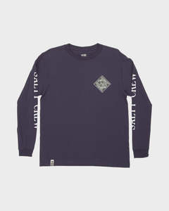 Salty Crew Boys Tippet Refuge LS Tee - Navy