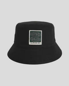 Mens: Quiksilver Tuna-Heke Bucket Hat - Black