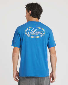 Mens: Volcom Clean Sweep SS Tee - Electric Blue