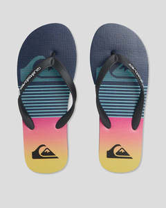 Quiksilver Moncata Slab Jandals - Black/Navy/Multi
