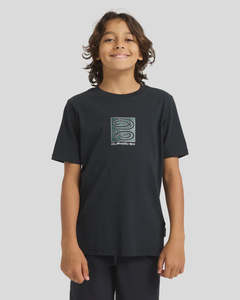 Quiksilver: Quiksilver Youth 8-16 Tuna Heke SS Tee - Black