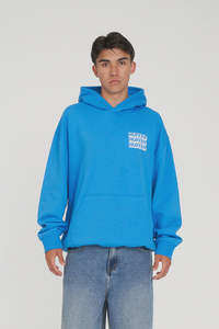 Huffer: Huffer Mens Weekend Hood/8-Bit - Sprint Blue