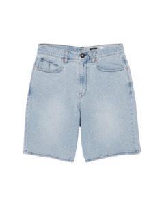 Volcom: Volcom Youth Billow Denim Short - Desert Dirt Indigo