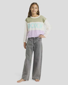 Roxy Girl 8 - 16 Dawn Patrol Mid-Rise Denim - Lava