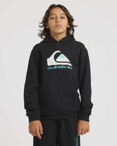 Quiksilver: Quiksilver 8-16 Comp Logo Hoodie Youth - Black