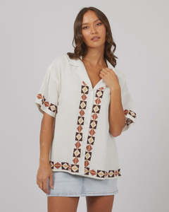 Silent Theory Los Cabos Shirt - Vintage White