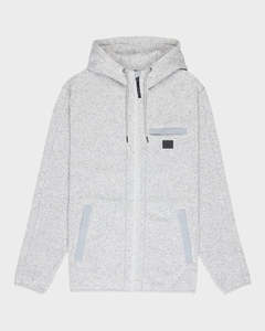 Quiksilver Keller Outdoor Zip - Light Grey Heather