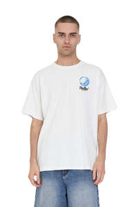 Huffer: Huffer Block Tee 220/Digiworld - Chalk