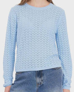 Huffer Ziggy Cruise LS Top - Bay Blue