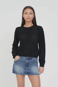 Huffer: Huffer Ziggy Cruise LS Top - Black