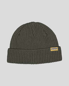 Mens: Billabong Bad Dog Beanie - Rifle Gren
