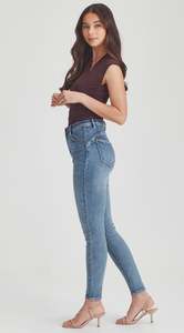 Junkfood Cheeky Push Up Denim Blue Jean